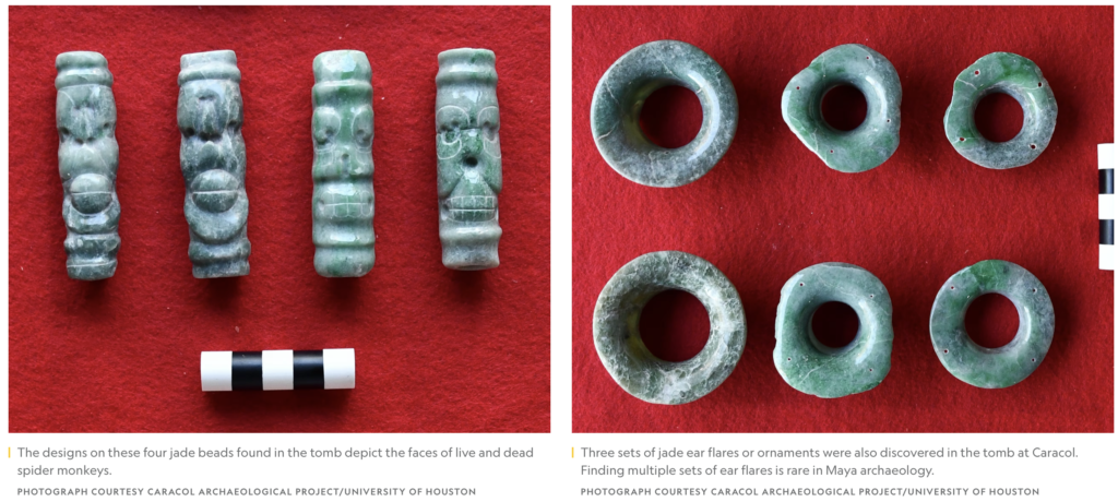 Caracol artifacts Belize 